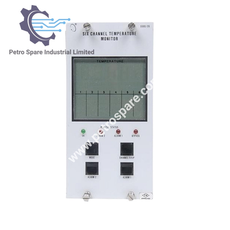 3300/35 | Nevada doblada | Monitor de temperatura de seis canales