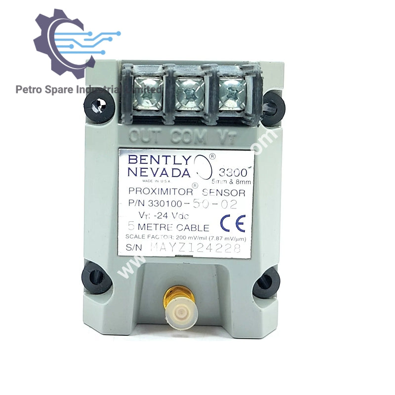 Bently Nevada | 330100-50-02 | 3300 Proximitor Sensor