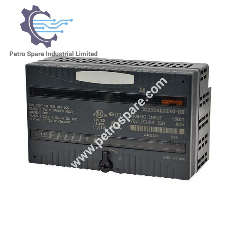 IC200ALG240 - GE Fanuc Analog Input Module 16-Bit 8 Isolated Inputs